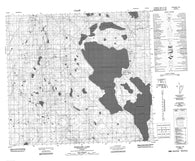 084B10 Peerless Lake Canadian topographic map, 1:50,000 scale