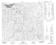 084B13 Sawn Lake Canadian topographic map, 1:50,000 scale