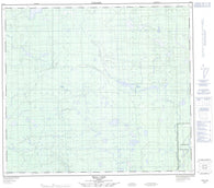 084C01 Seal Lake Canadian topographic map, 1:50,000 scale