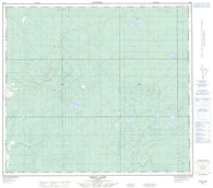 084C07 Simon Lakes Canadian topographic map, 1:50,000 scale