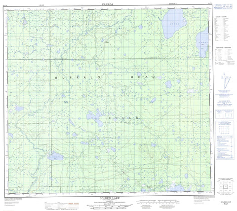 084C09 Golden Lake Canadian topographic map, 1:50,000 scale