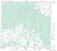 084C12 Dixonville Canadian topographic map, 1:50,000 scale