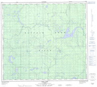 084C16 Haig Lake Canadian topographic map, 1:50,000 scale