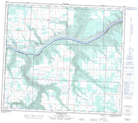 084D04 Cherry Point Canadian topographic map, 1:50,000 scale