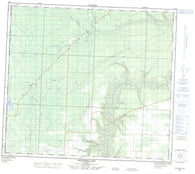 084D05 Boundary Lake Canadian topographic map, 1:50,000 scale