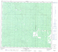 084D09 Sulphur Lake Canadian topographic map, 1:50,000 scale