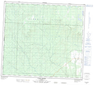 084D12 Clear Prairie Canadian topographic map, 1:50,000 scale