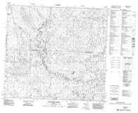 084E05 Tanghe Creek Canadian topographic map, 1:50,000 scale