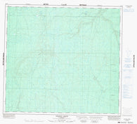 084E09 Dryden Creek Canadian topographic map, 1:50,000 scale