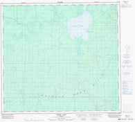 084F01 Bison Lake Canadian topographic map, 1:50,000 scale