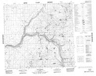 084G02 Bad Rapids Canadian topographic map, 1:50,000 scale