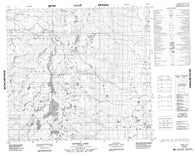 084G04 Russell Lake Canadian topographic map, 1:50,000 scale