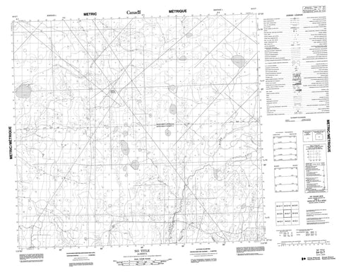 084G07 No Title Canadian topographic map, 1:50,000 scale