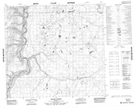 084G11 Senex Creek Canadian topographic map, 1:50,000 scale