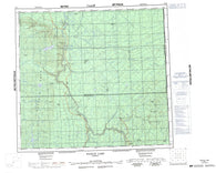 084G Wadlin Lake Canadian topographic map, 1:250,000 scale
