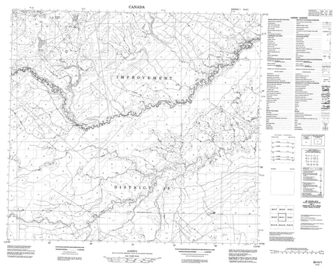 084H01 No Title Canadian topographic map, 1:50,000 scale