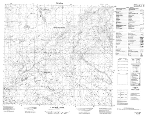 084H08 Chelsea Creek Canadian topographic map, 1:50,000 scale