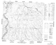 084I04 Edra Creek Canadian topographic map, 1:50,000 scale