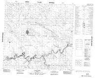 084I06 Lake Dene Canadian topographic map, 1:50,000 scale
