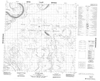 084I11 Stovel Lake Canadian topographic map, 1:50,000 scale