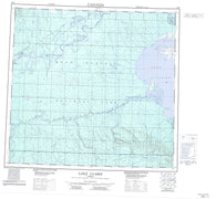 084I Lake Claire Canadian topographic map, 1:250,000 scale