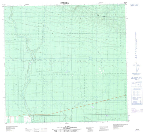 084J12 No Title Canadian topographic map, 1:50,000 scale