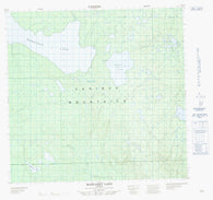 084J14 Margaret Lake Canadian topographic map, 1:50,000 scale