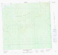 084J16 Pakwanutik River Canadian topographic map, 1:50,000 scale
