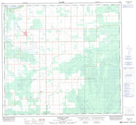 084K01 Mustus Lake Canadian topographic map, 1:50,000 scale