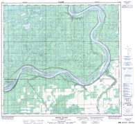 084K02 Moose Island Canadian topographic map, 1:50,000 scale