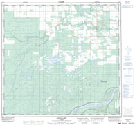 084K07 Child Lake Canadian topographic map, 1:50,000 scale