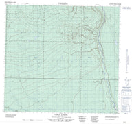 084L01 Faria Creek Canadian topographic map, 1:50,000 scale
