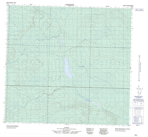 084L02 No Title Canadian topographic map, 1:50,000 scale