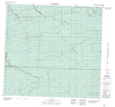 084L03 No Title Canadian topographic map, 1:50,000 scale