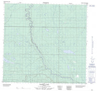 084L08 Basset Lake Canadian topographic map, 1:50,000 scale
