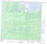 084L11 No Title Canadian topographic map, 1:50,000 scale