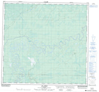 084L16 No Title Canadian topographic map, 1:50,000 scale