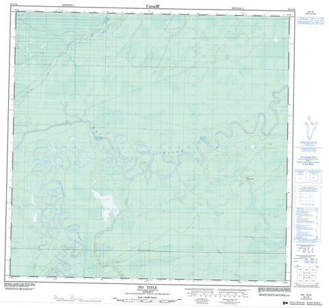 084L16 No Title Canadian topographic map, 1:50,000 scale