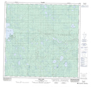 084M09 Pert Lake Canadian topographic map, 1:50,000 scale