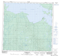 084M10 Jackfish Point Canadian topographic map, 1:50,000 scale