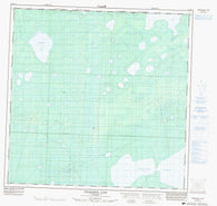 084M14 Creighton Lake Canadian topographic map, 1:50,000 scale