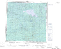 084M Bistcho Lake Canadian topographic map, 1:250,000 scale