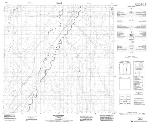 084N06 Lutose Creek Canadian topographic map, 1:50,000 scale