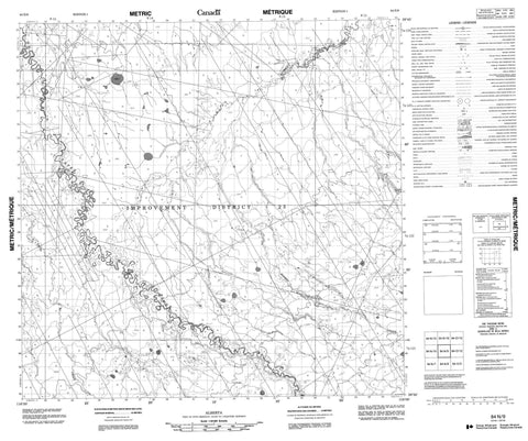 084N09 No Title Canadian topographic map, 1:50,000 scale