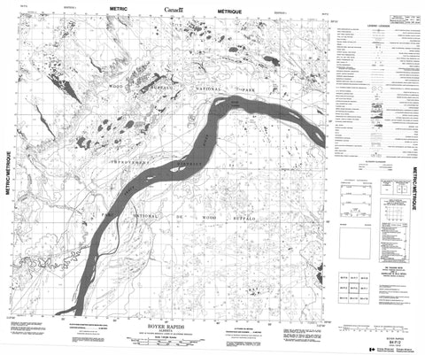 084P02 Boyer Rapids Canadian topographic map, 1:50,000 scale