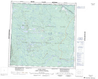 084P Peace Point Canadian topographic map, 1:250,000 scale