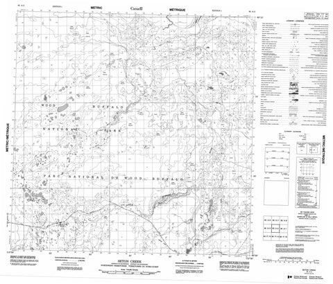 085A02 Seton Creek Canadian topographic map, 1:50,000 scale