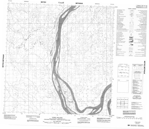 085A14 Long Island Canadian topographic map, 1:50,000 scale