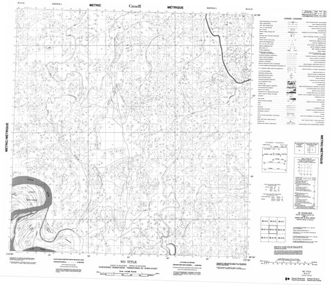 085A15 No Title Canadian topographic map, 1:50,000 scale