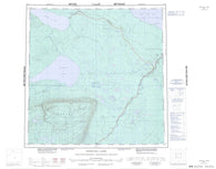 085C Tathlina Lake Canadian topographic map, 1:250,000 scale